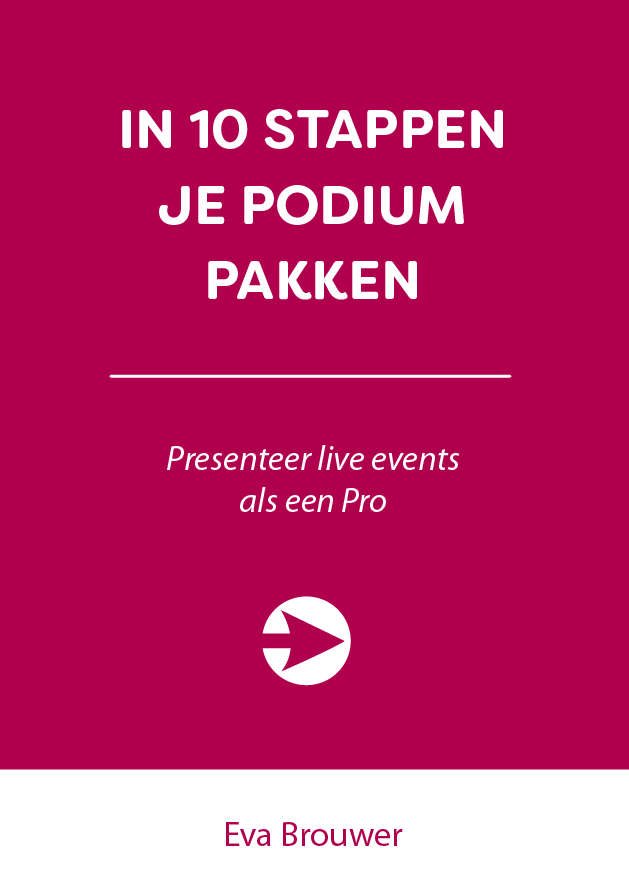 Cover boek in 10 stappen je podium pakken
