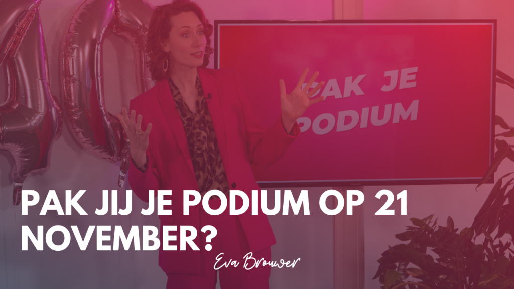 Thumbnail Pak jij je podium op 21 november
