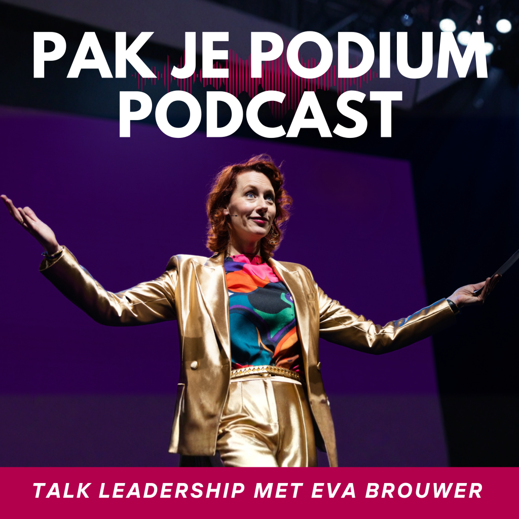 Pak je podium Talk leadership met Eva brouwer