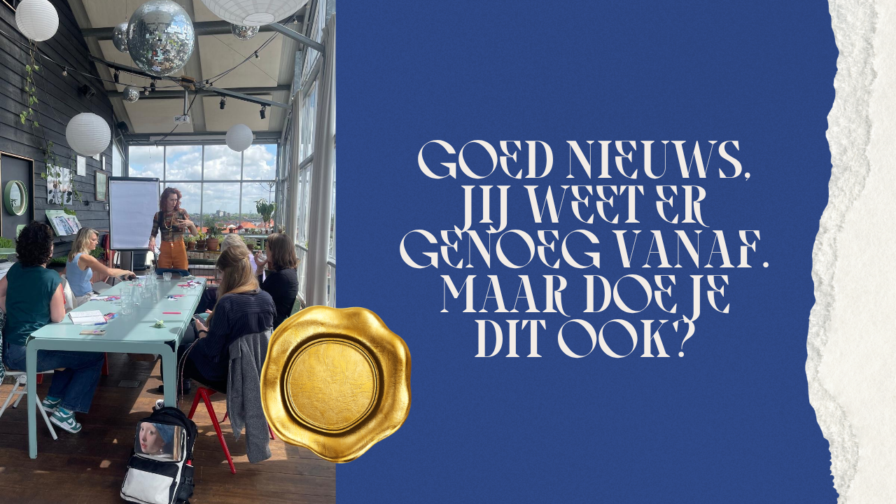 jij weet er genoeg vanaf. Maar doe je DIT ook?